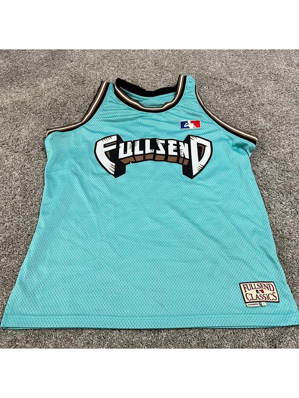 Nelk Boys Fullsend Vancouver Memphis NBA Basketball Jersey size Large NWOT